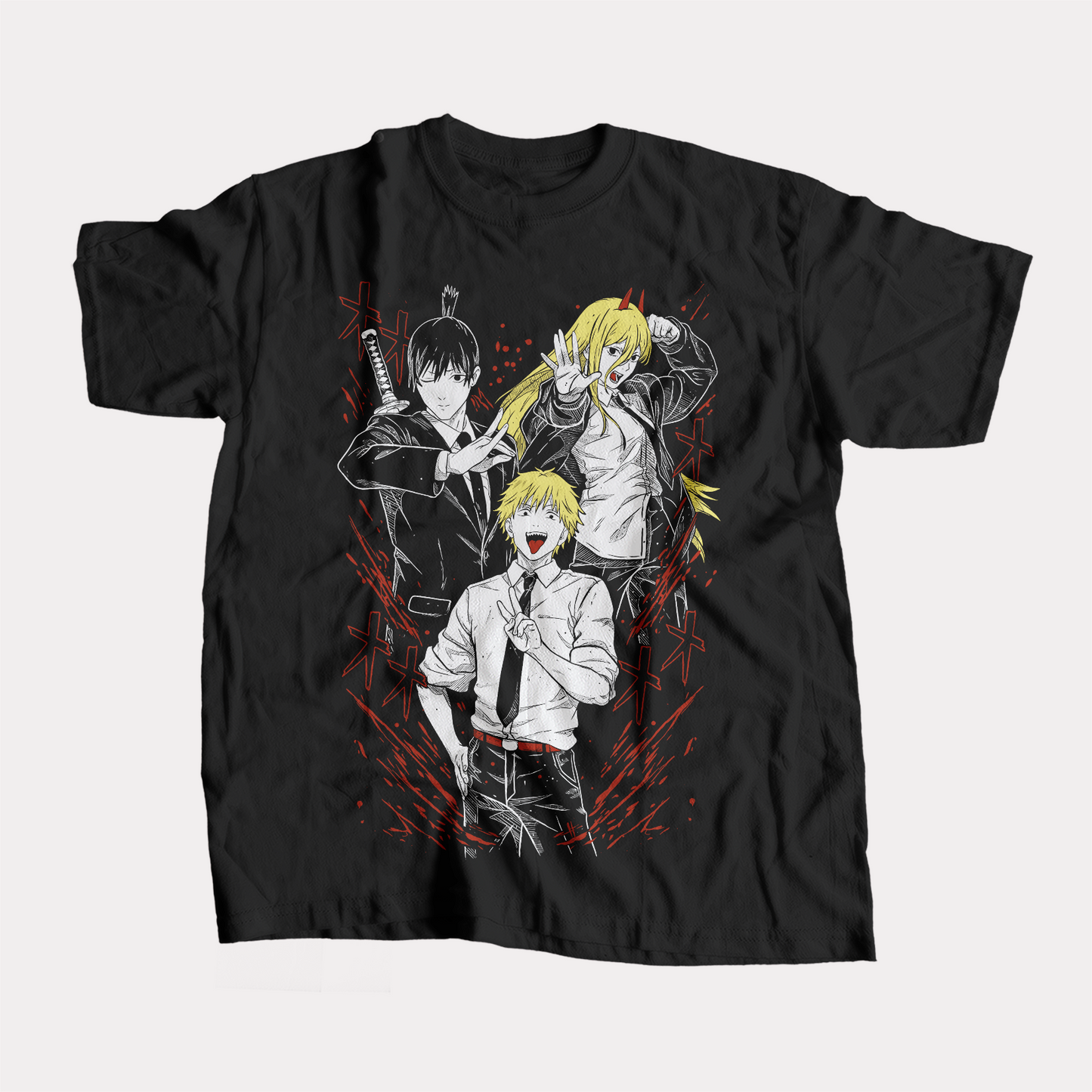 CHAINSAW MAN 8 - POLO MANGA CORTA