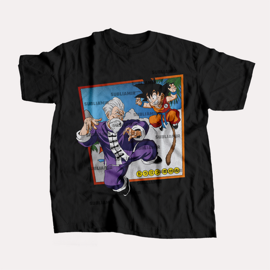 DRAGON BALL Z - GOKU VS JACKIE CHUN - POLO MANGA CORTA