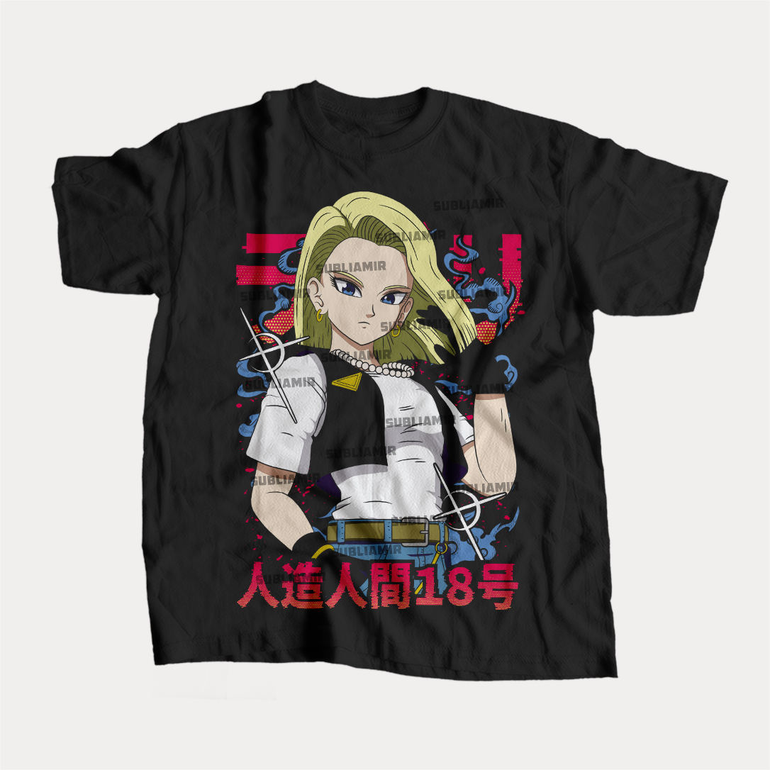 DRAGON BALL Z - N° 18 - POLO MANGA CORTA