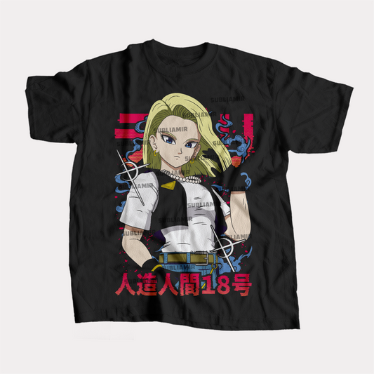 DRAGON BALL Z - N° 18 - POLO MANGA CORTA