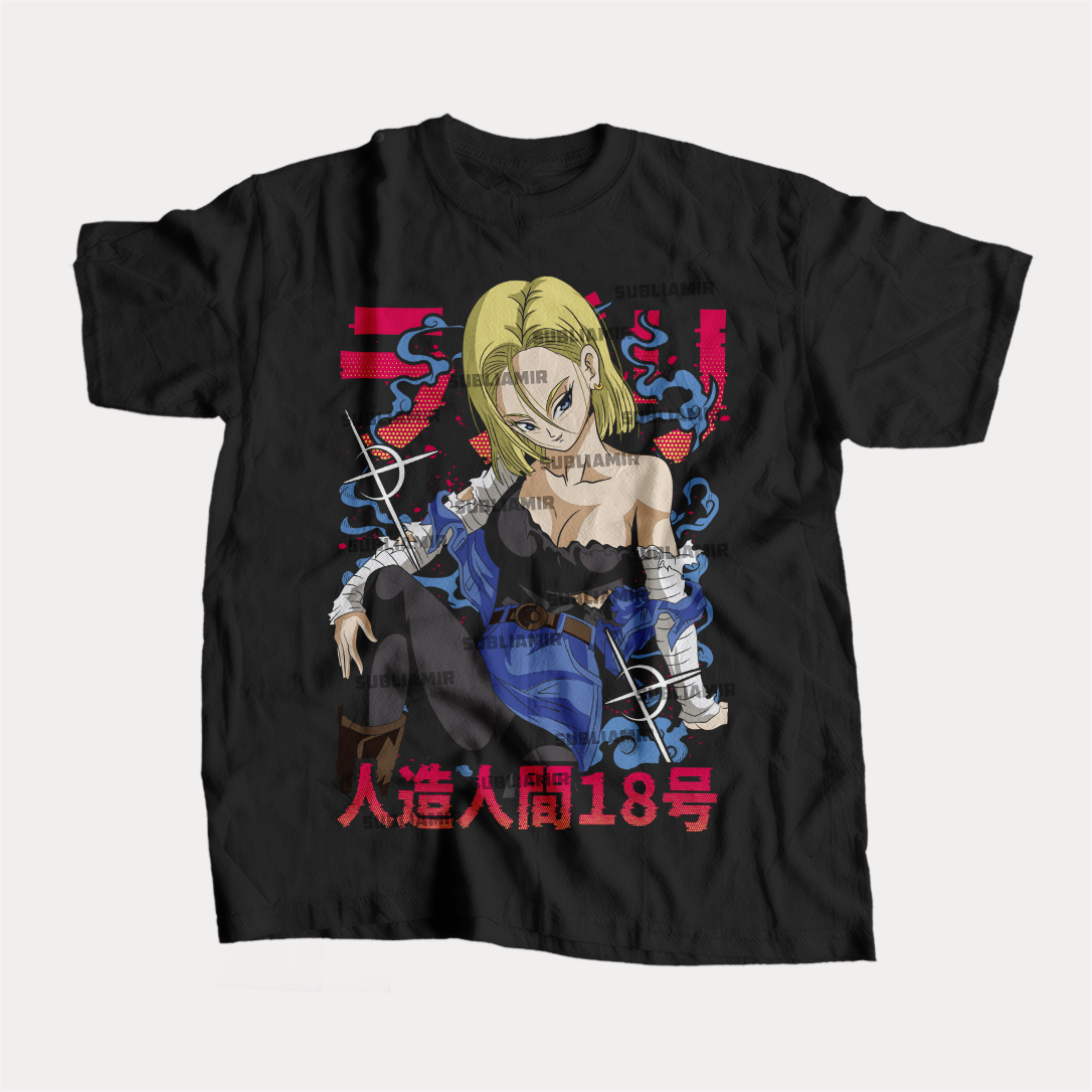 DRAGON BALL Z - N° 18 - POLO MANGA CORTA