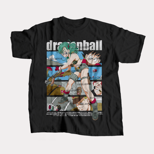 DRAGON BALL Z - BULMA- POLO MANGA CORTA