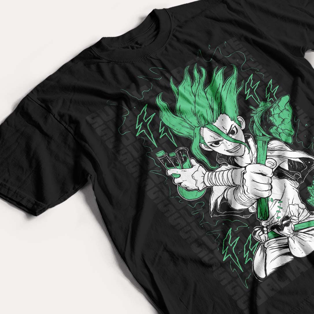 DOCTOR STONE - SENKU ISHIGAMI - POLO MANGA CORTA