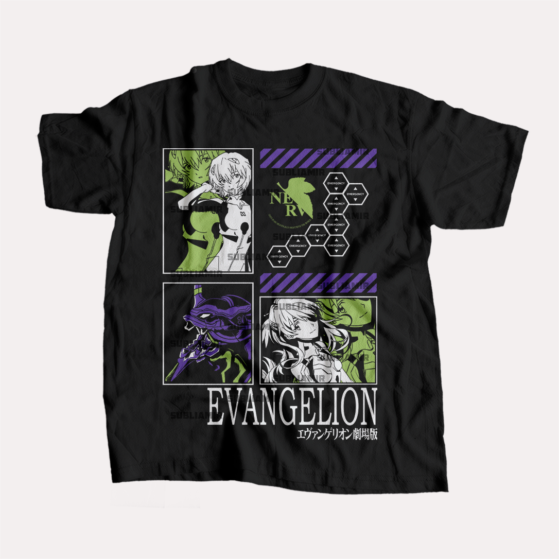 EVANGELION - ASUKA-REI-EVA01 - POLO MANGA CORTA