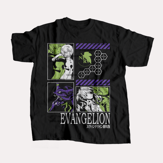 EVANGELION - ASUKA-REI-EVA01 - POLO MANGA CORTA