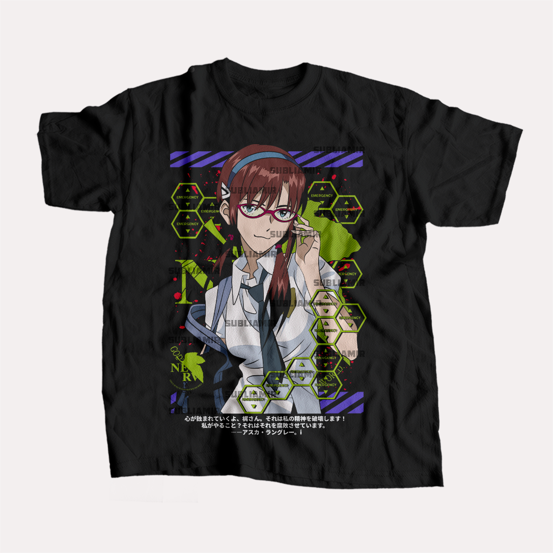 EVANGELION - MARI MAKINAMI - POLO MANGA CORTA