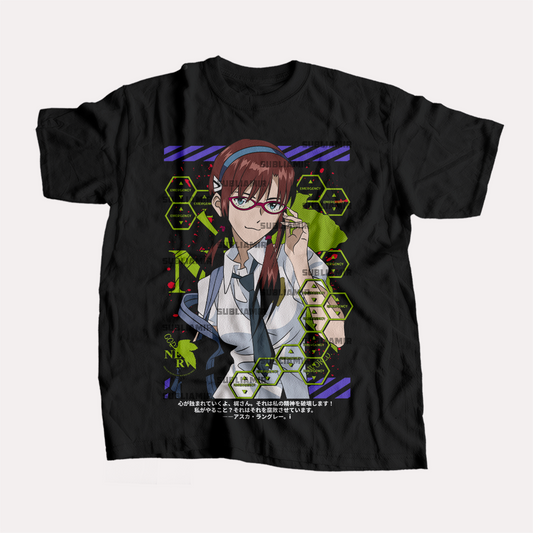 EVANGELION - MARI MAKINAMI - POLO MANGA CORTA