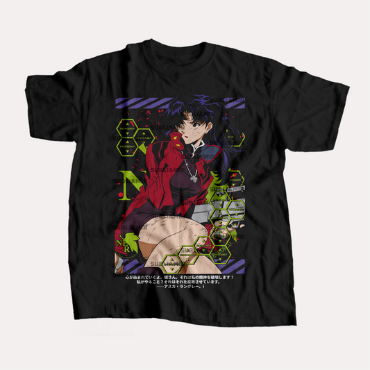 EVANGELION - MISATO KATSURAGI - POLO MANGA CORTA
