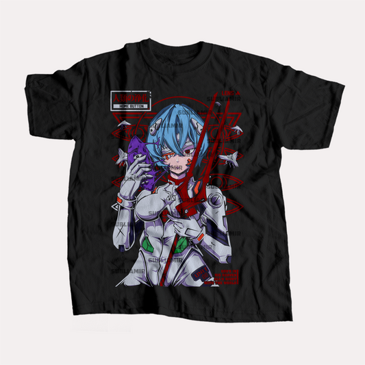 EVANGELION - REI AYANAMI - POLO MANGA CORTA
