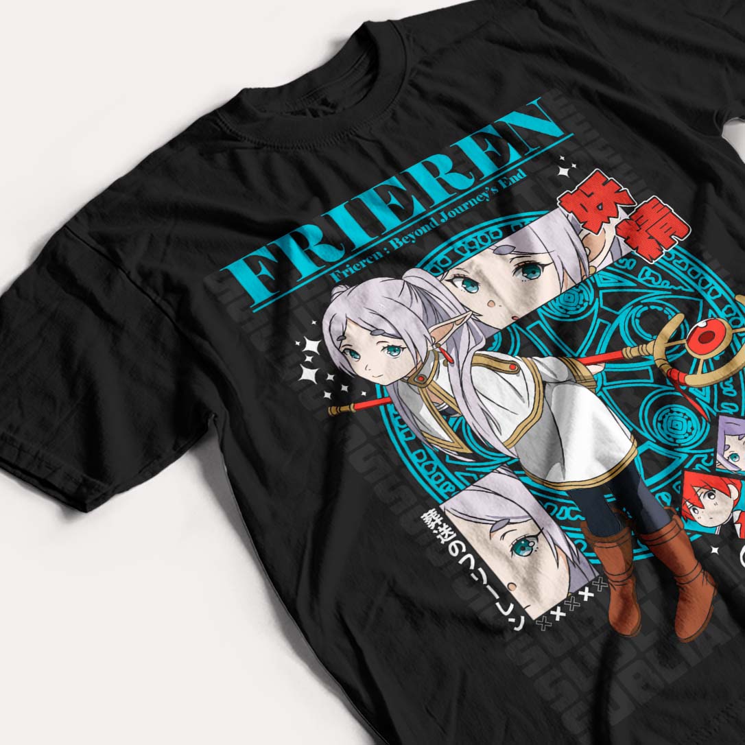 SOU SOU NO FRIEREN - FRIEREN & HIMMEL - POLO MANGA CORTA