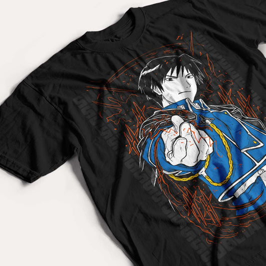 FULLMETAL ALCHEMIST - ROY MUSTANG - POLO MANGA CORTA