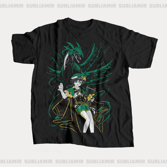GENSHIN IMPACT 4 - POLO MANGA CORTA