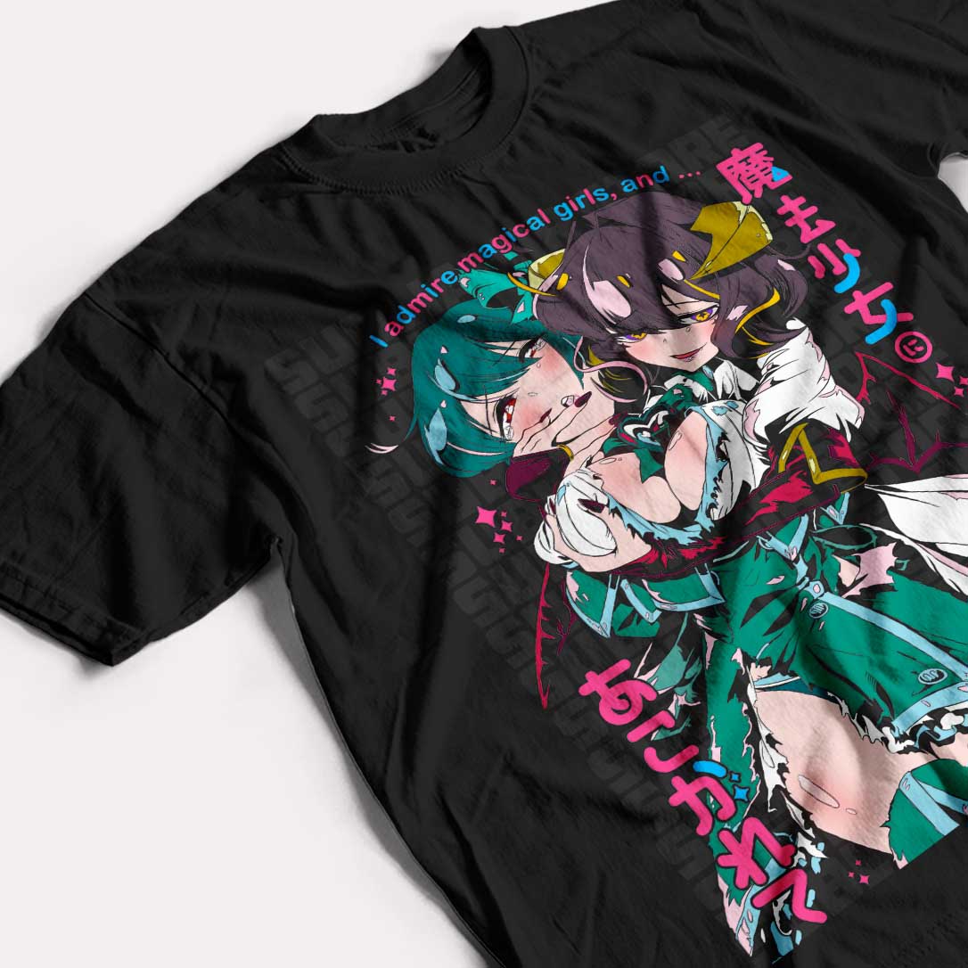 GUSHIN OVER MAGICAL GIRLS - UTENA & SAYO - POLO MANGA CORTA