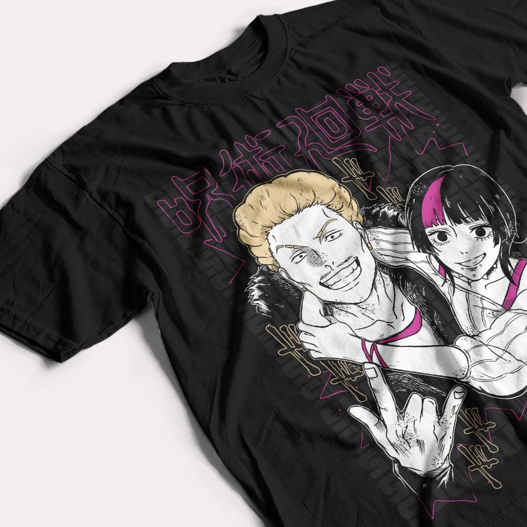 JUJUTSU KAISEN - HAKARI & KIRARA - POLO MANGA CORTA