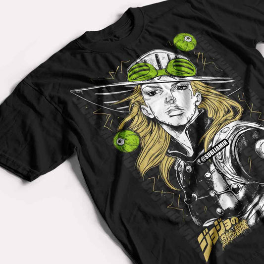 JOJOS STEEL BALL RUN - GYRO ZEPPELI - POLO MANGA CORTA