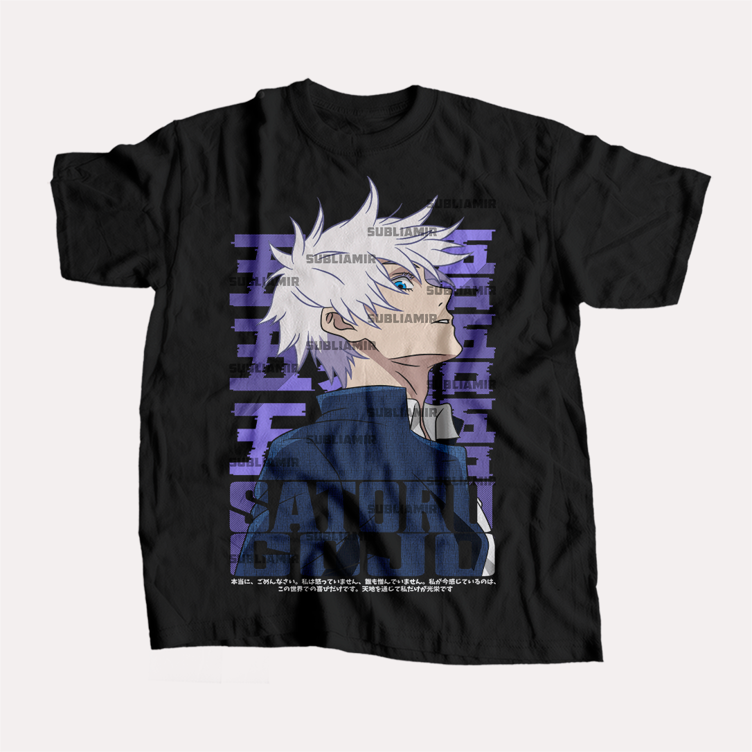 JUJUTSU KAISEN - SATORU GOJO - POLO MANGA CORTA