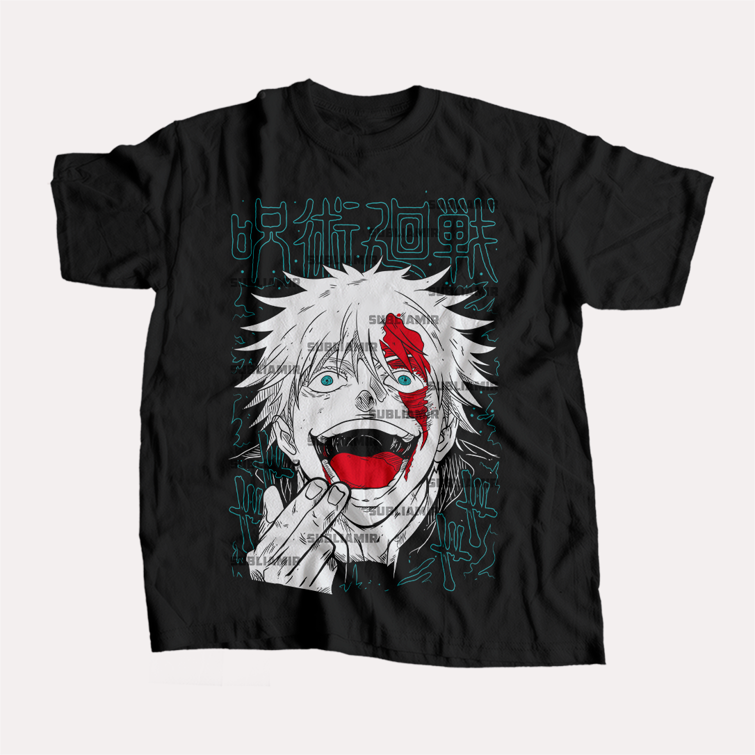 JUJUTSU KAISEN - SATORU GOJO - POLO MANGA CORTA