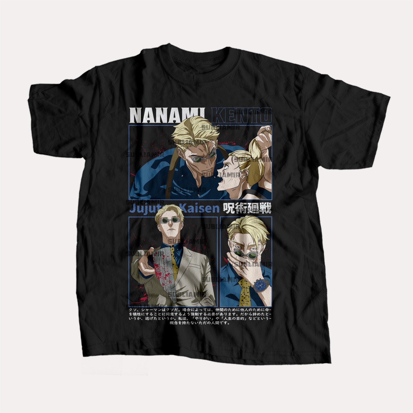 JUJUTSU KAISEN - KENTO NANAMI - POLO MANGA CORTA