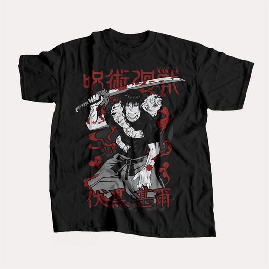 JUJUTSU KAISEN - TOJI FUSHIGURO - POLO MANGA CORTA