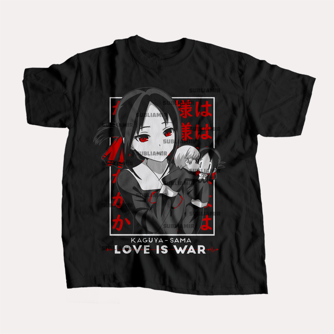 KAGUYA SAMA : LOVE IS WAR - KAGUYA SHINOMIYA - POLO MANGA CORTA