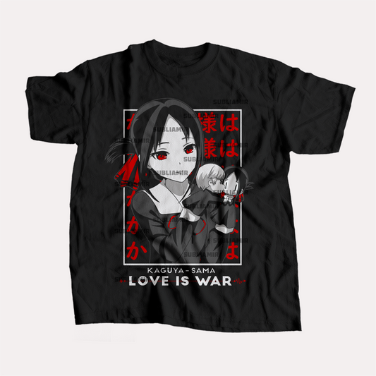 KAGUYA SAMA : LOVE IS WAR - KAGUYA SHINOMIYA - POLO MANGA CORTA