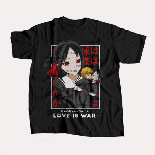 KAGUYA SAMA : LOVE IS WAR - KAGUYA SHINOMIYA - POLO MANGA CORTA