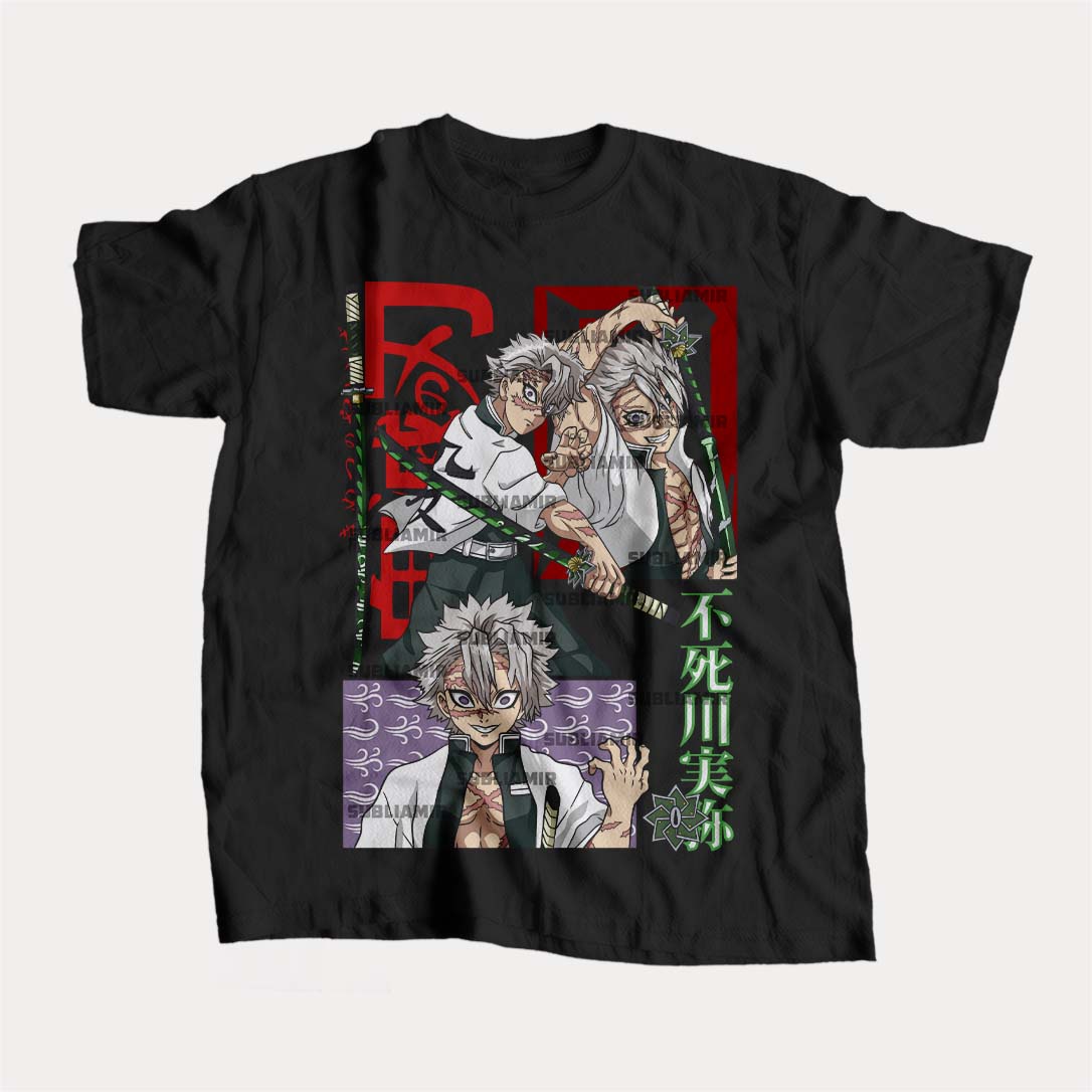KIMETSU NO YAIBA - SANEMI SHINAZUGAWA - POLO MANGA CORTA