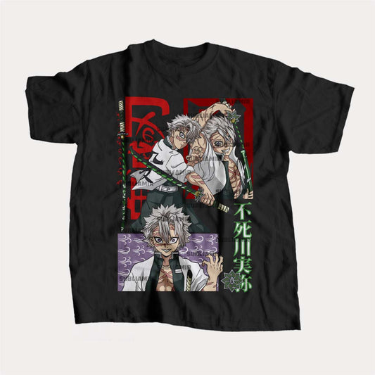 KIMETSU NO YAIBA - SANEMI SHINAZUGAWA - POLO MANGA CORTA