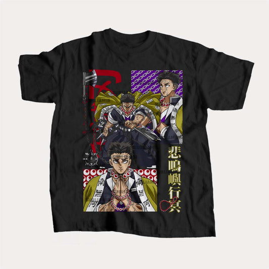 KIMETSU NO YAIBA - GYOMEI HIMEJIMA - POLO MANGA CORTA