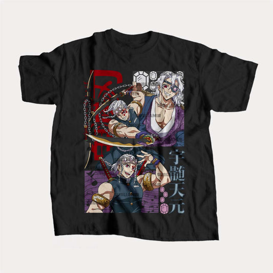 KIMETSU NO YAIBA - TENGEN UZUI - POLO MANGA CORTA