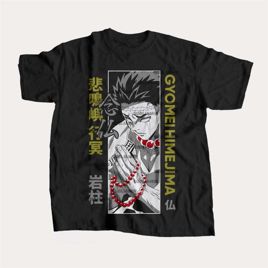 KIMETSU NO YAIBA - GYOMEI HIMEJIMA - POLO MANGA CORTA