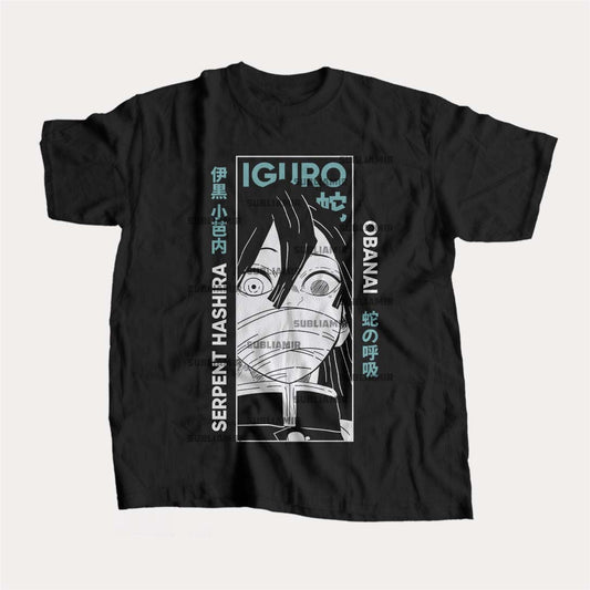 KIMETSU NO YAIBA - IGURO OBANAI - POLO MANGA CORTA