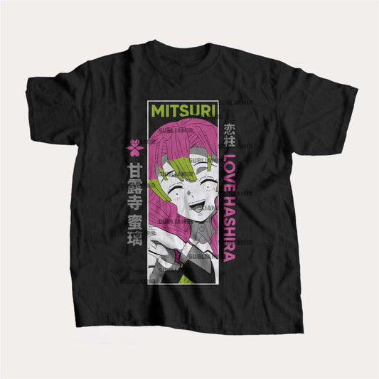 KIMETSU NO YAIBA - MITSURI KANROJI - POLO MANGA CORTA