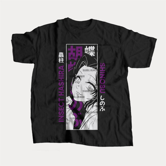 KIMETSU NO YAIBA - SHINOBU KOCHO - POLO MANGA CORTA