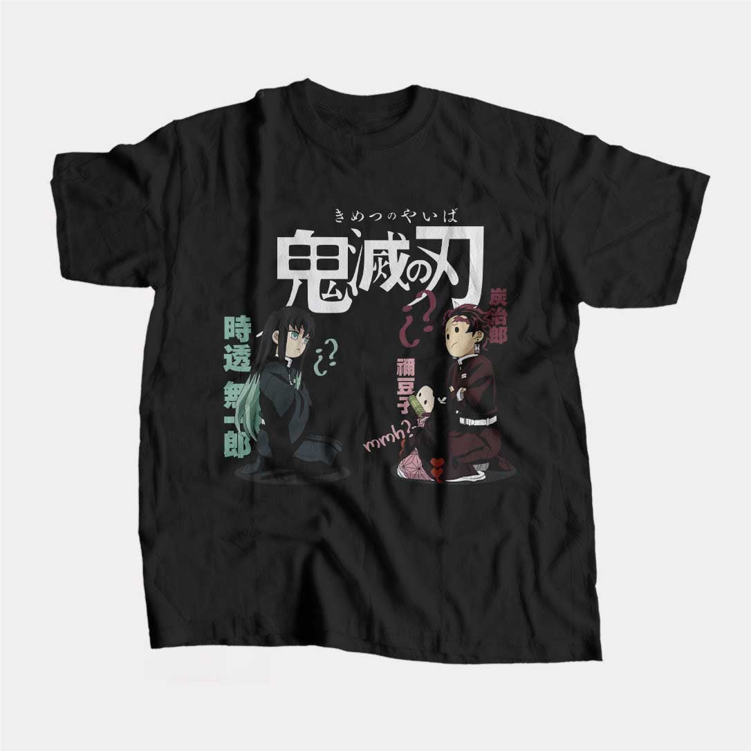 KIMETSU NO YAIBA - TANJIRO & TOKITO - POLO MANGA CORTA