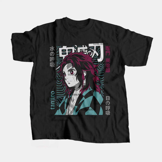KIMETSU NO YAIBA - KAMADO TANJIRO - POLO MANGA CORTA
