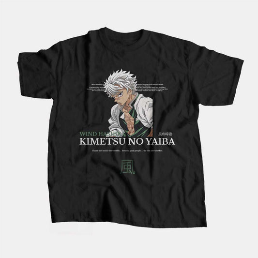 KIMETSU NO YAIBA - SANEMI SHINAZUGAWA - POLO MANGA CORTA