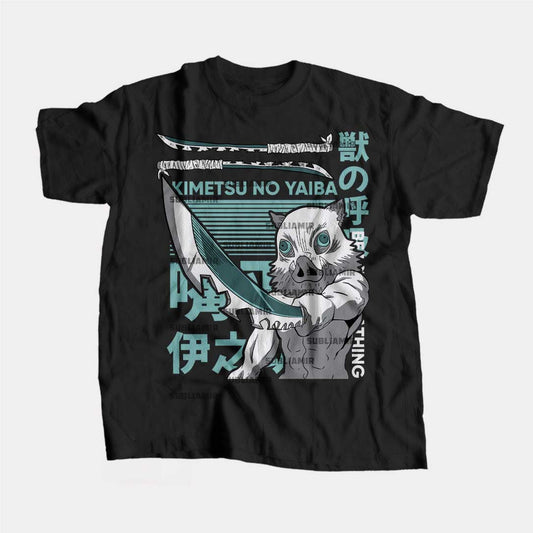 KIMETSU NO YAIBA - INOSUKE - POLO MANGA CORTA
