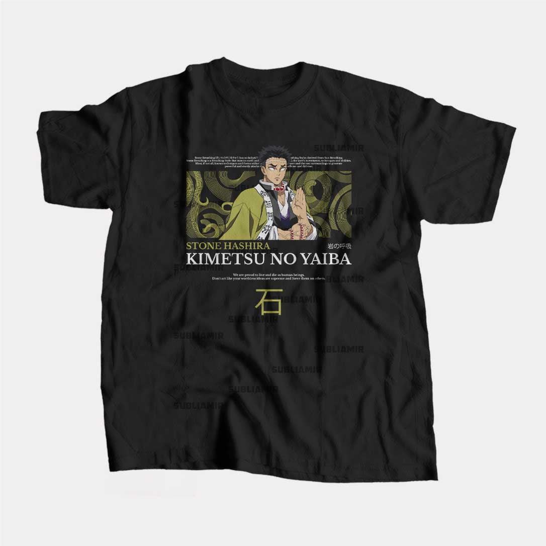 KIMETSU NO YAIBA - GYOMEI HIMEJIMA - POLO MANGA CORTA