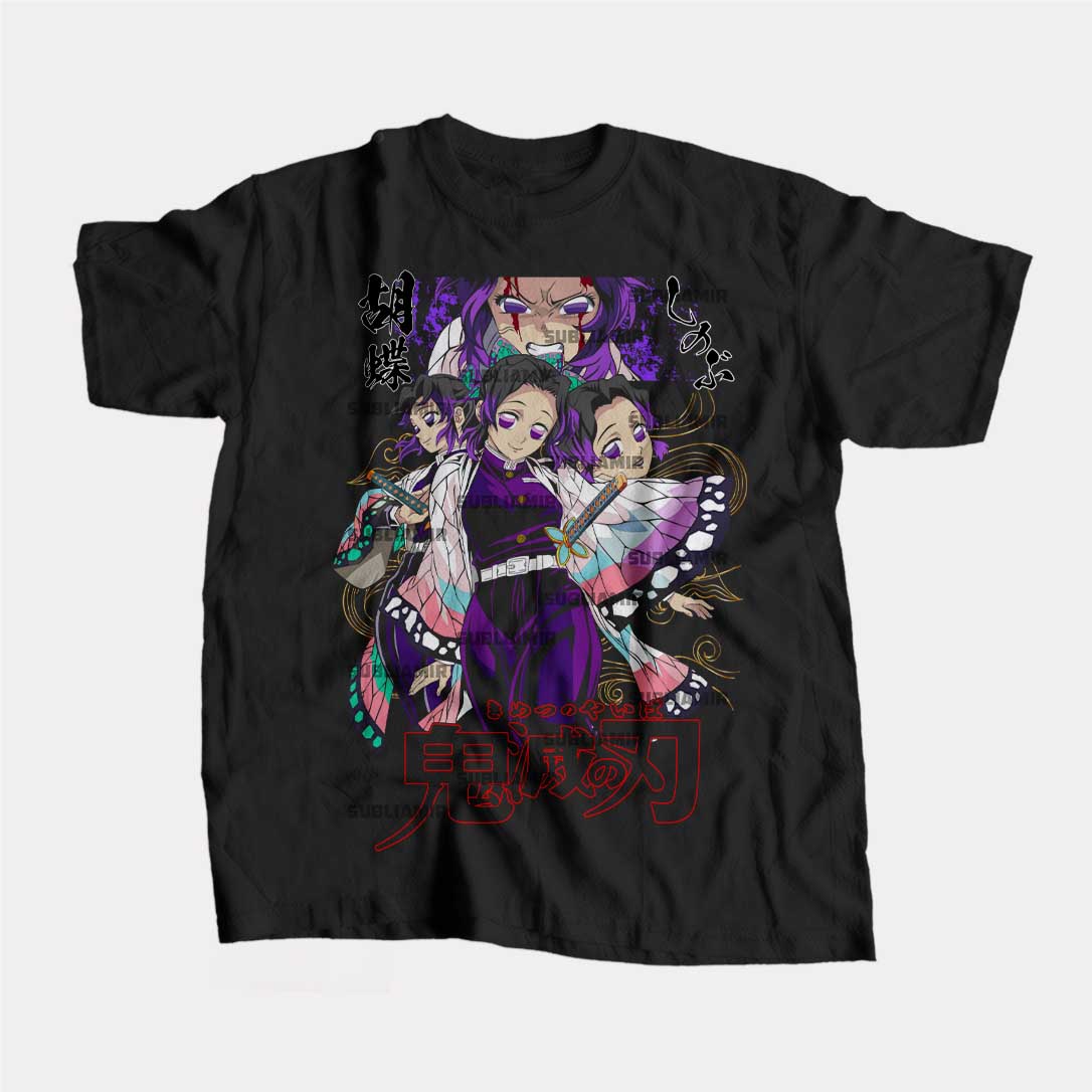 KIMETSU NO YAIBA - SHINOBU KOCHO - POLO MANGA CORTA