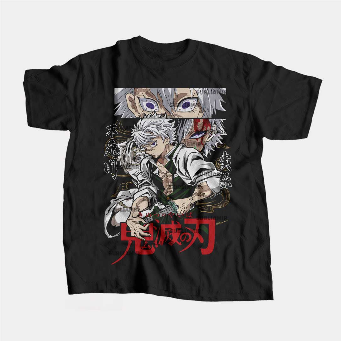KIMETSU NO YAIBA - SANEMI SHINAZUGAWA - POLO MANGA CORTA