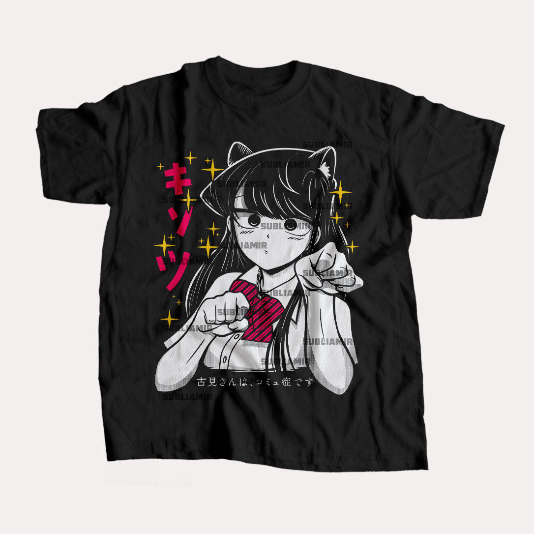 KOMI SAN WA KOMYUSHO DESU - SHOUKO KOMI - POLO MANGA CORTA