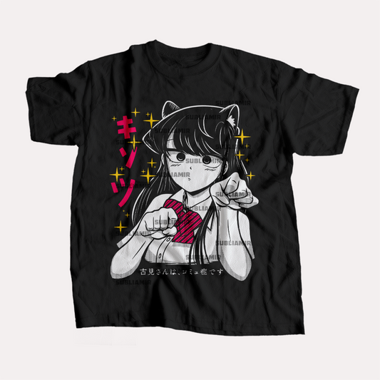 KOMI SAN WA KOMYUSHO DESU - SHOUKO KOMI - POLO MANGA CORTA