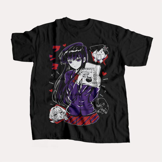 KOMI SAN WA KOMYUSHO DESU - SHOUKO KOMI - POLO MANGA CORTA