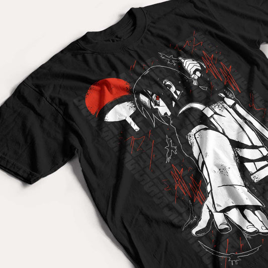 NARUTO - ITACHI UCHIHA - POLO MANGA CORTA