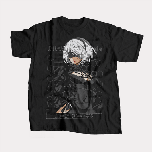 NIER AUTOMATA - 2B- POLO MANGA CORTA