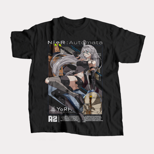 NIER AUTOMATA - A2- POLO MANGA CORTA