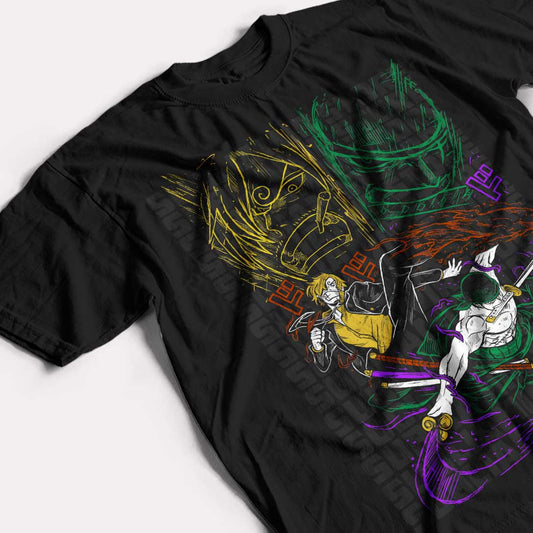 ONE PIECE - SANJI & ZORO - POLO MANGA CORTA