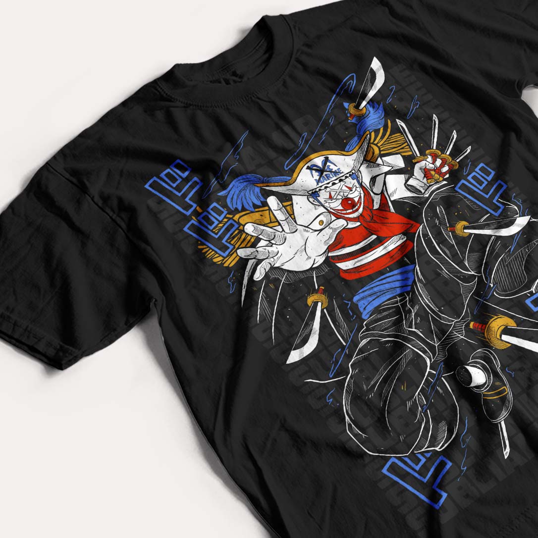 ONE PIECE - BUGGY- POLO MANGA CORTA