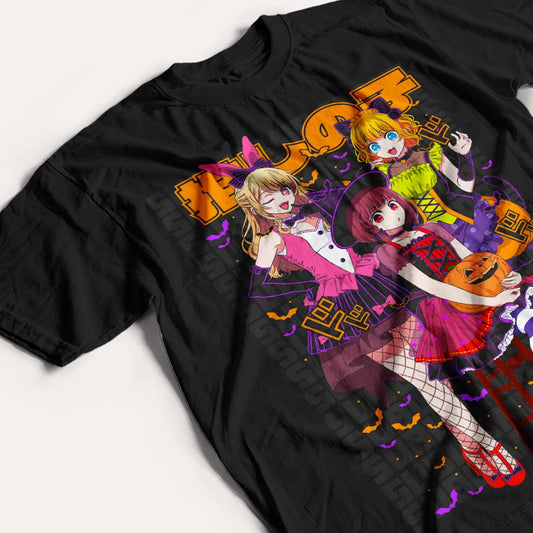 OSHI NO KO - AQUA & KANA & MEM - POLO MANGA CORTA